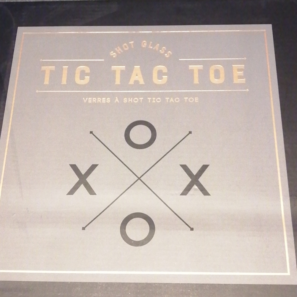 Shot Glass Tic-Tac-Toe Game